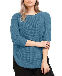 Women's Plus Textured Sweater