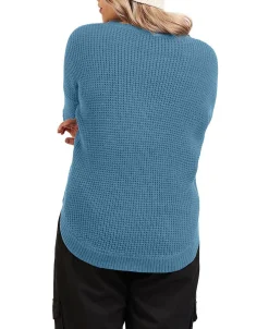 Women's Plus Textured Sweater
