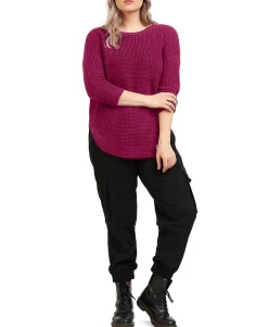 Women's Plus Textured Sweater