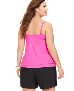 Women's Plus Tie-Front Board Shorts