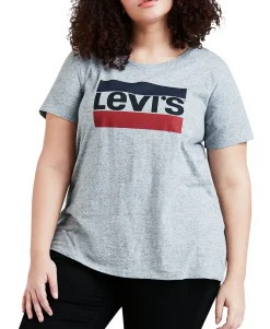 Women's Plus Trendy Cotton Logo T-Shirt