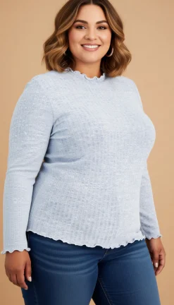 Women's Plus Trendy Hacci Turtleneck Sweater