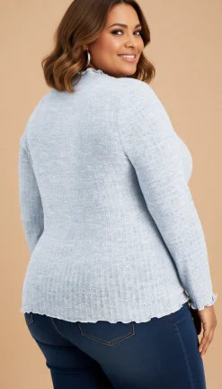 Women's Plus Trendy Hacci Turtleneck Sweater