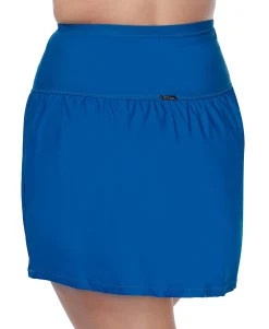 Women's Plus Trendy Solids Bravo Swim Skirt