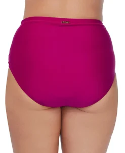 Women's Plus Trendy Solids Costa Swim Bottoms