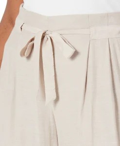 Women's Plus Wide-Leg Capri Pants