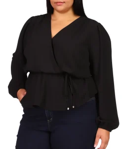 Women's Plus Wrap Top