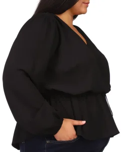 Women's Plus Wrap Top