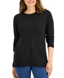 Women's Plush Seamed Sweater