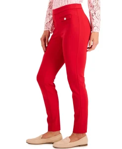 Women's Ponté-Knit Pull-On Skinny Pants