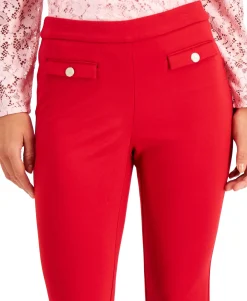 Women's Ponté-Knit Pull-On Skinny Pants