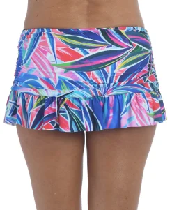 Women's Printed Hipster Swim Skirt