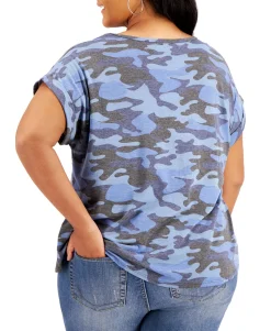 Women's Printed Peace Sign T-Shirt