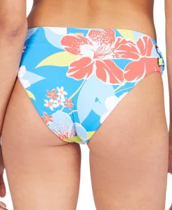 Women's Printed She Just Shines Lace-Up Bikini Bottoms