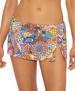 Women's Printed Skirted Hipster Bottom