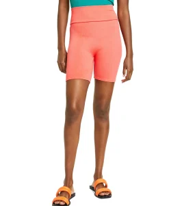 Women's Ribbed Biker Shorts