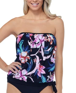 Women's Rio Bloom Coral Gables Tankini Top