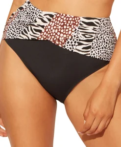 Women's Sarong High-Waist Bikini Bottoms