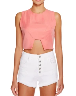 Women's Seamed Crop Top
