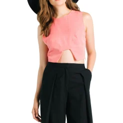 Women's Seamed Crop Top