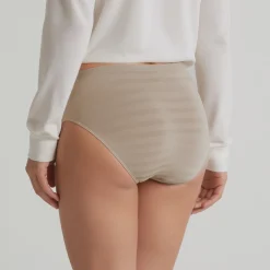 Women's Seamfree Matte and Shine Hi-Cut Underwear 1306