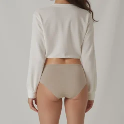 Women's Seamfree Matte and Shine Hi-Cut Underwear 1306