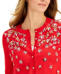 Women's Sequined Cardigan