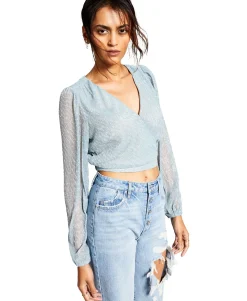 Women's Shimmer Crop Top