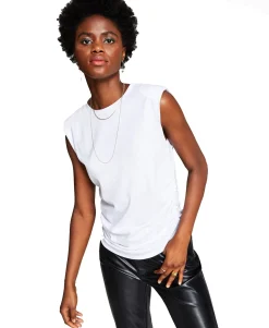 Women's Shoulder-Pad Muscle T-Shirt