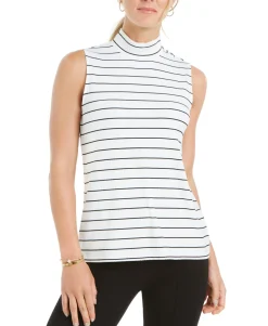 Women's Sleeveless Mock-Neck Top