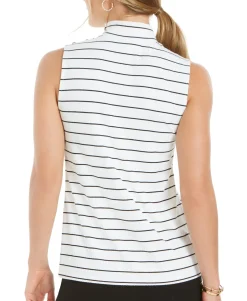Women's Sleeveless Mock-Neck Top