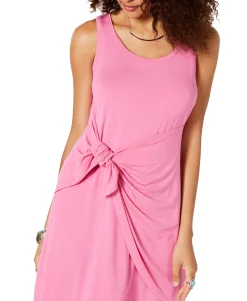 Women's Sleeveless Tie-Front Dress