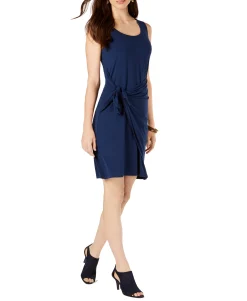 Women's Sleeveless Tie-Front Dress