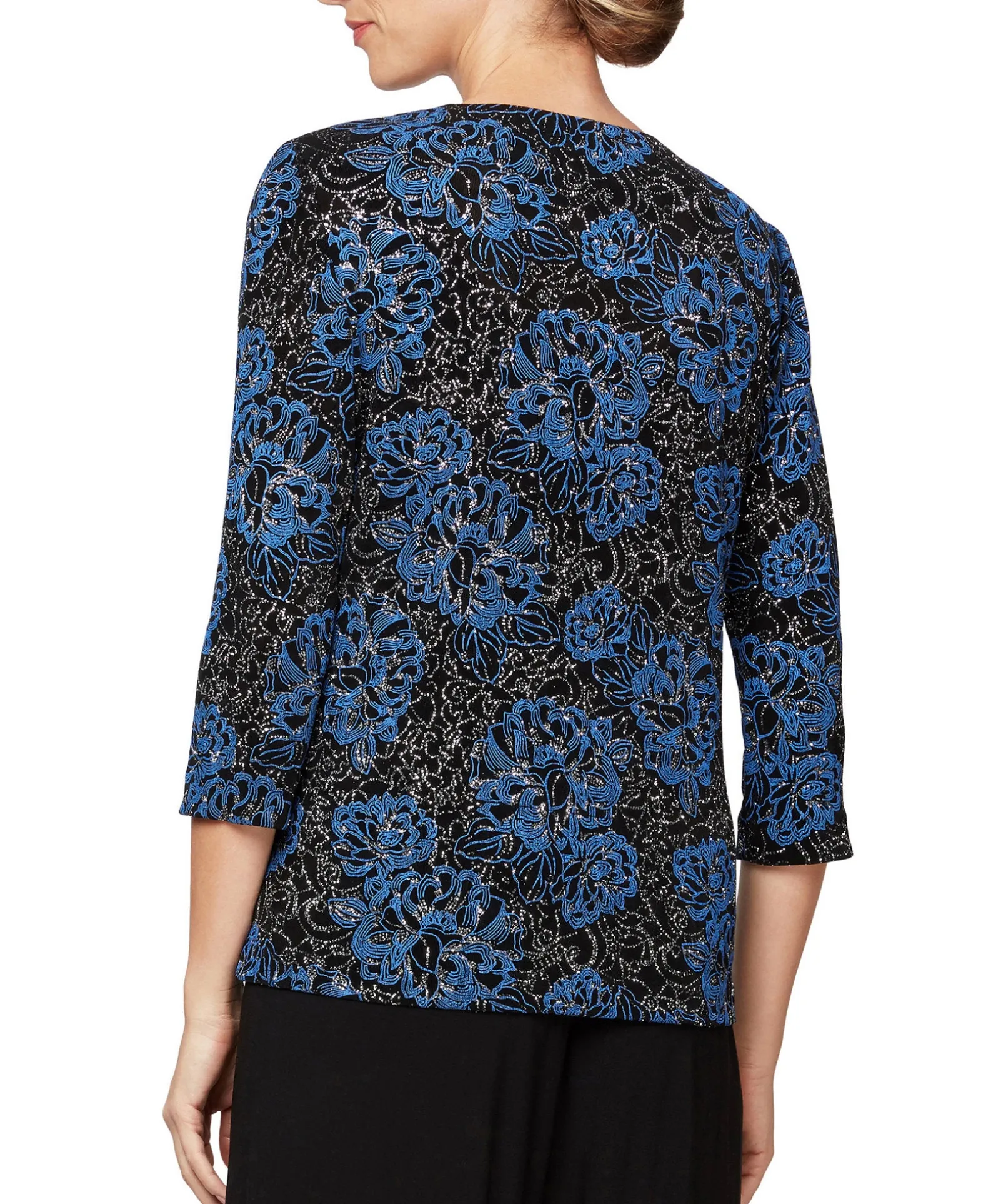 Women's Slinky Printed Jacket; Top Set