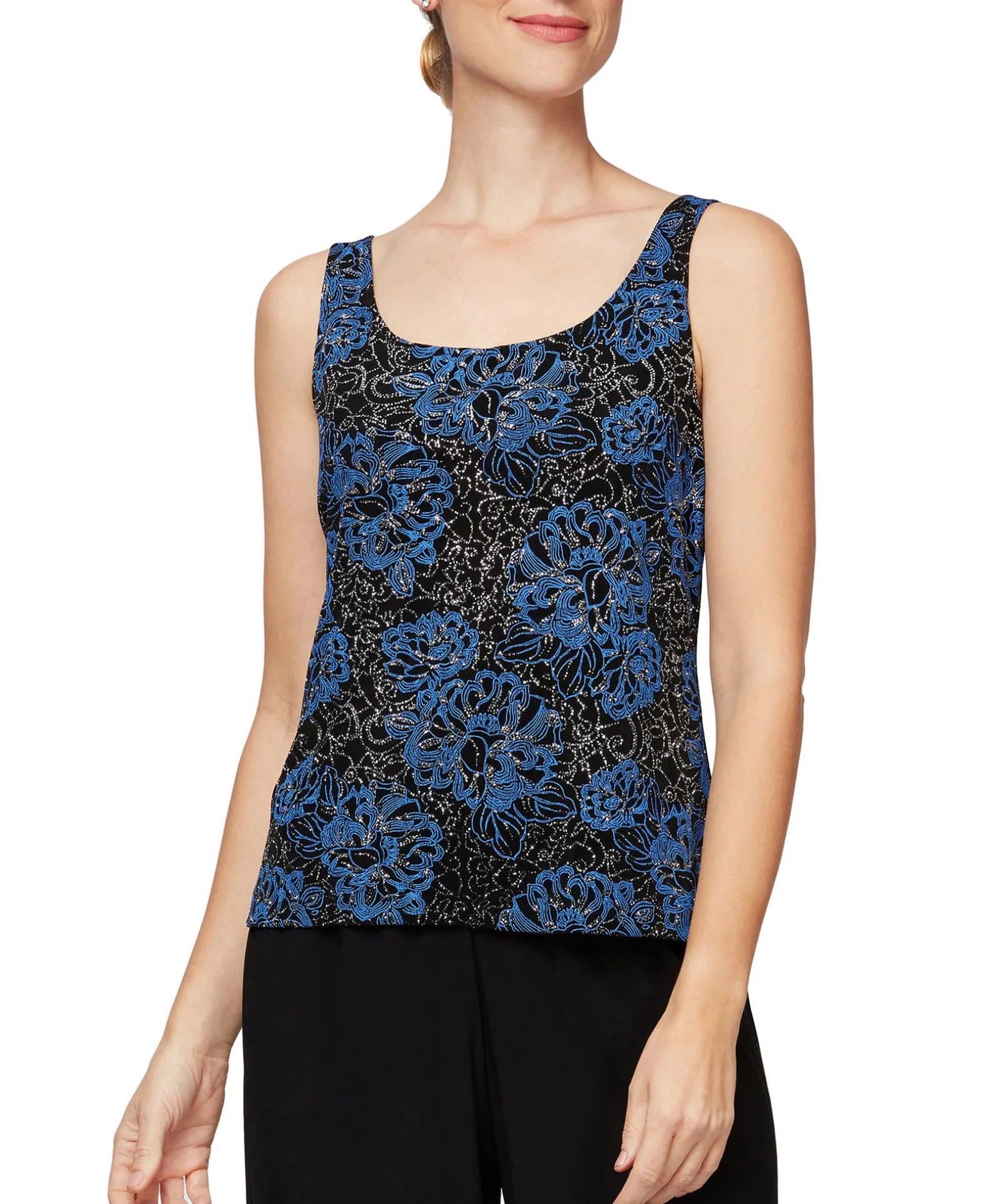 Women's Slinky Printed Jacket; Top Set