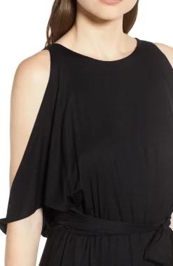 Women's Slit Sleeve Wrap Style Dress