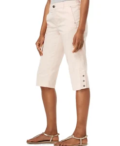 Women's Snap-Button Capri Pants