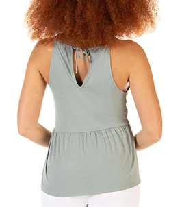 Women's Soft Peplum Knit Cami Top