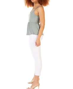 Women's Soft Peplum Knit Cami Top