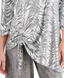 Women's Space-Dyed Knit Top