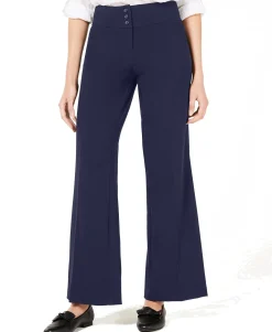 Women's Stretch Wide-Leg Pants