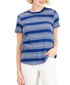 Women's Striped Cotton T-Shirt