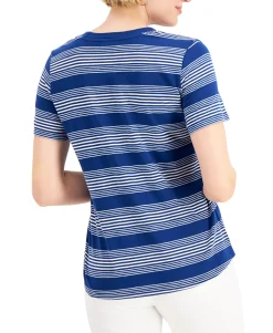 Women's Striped Cotton T-Shirt