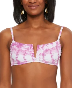 Women's Summer Stripes V-Wire Bikini Top