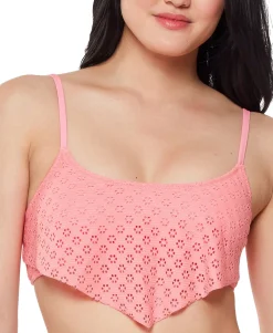 Women's Sweet Tooth Solids Bandana Bikini Top
