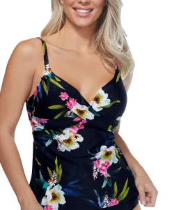 Women's Tahiti Beach Crossover Underwire Tankini Top