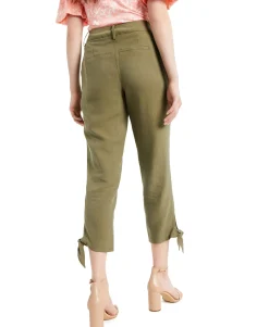 Women's Tapered Tie-Hem Pants