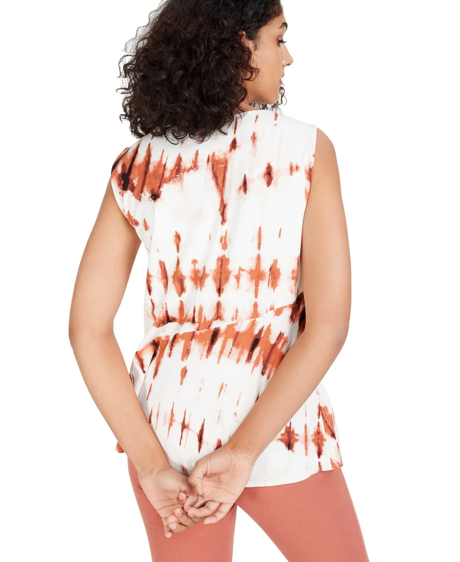 Women's Tie-Dye Sleeveless Top
