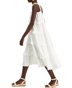 Women's Tiered Midi Dress