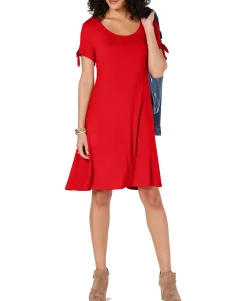 Women's Tie-Sleeve Dress